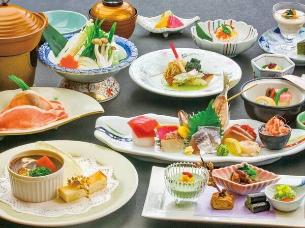 【夕食/例】特選ビーフシチューなどの創作会席を堪能