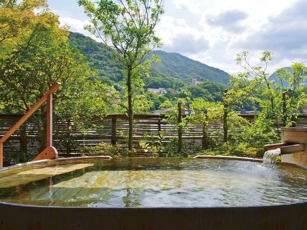 【「清流の湯」展望露天風呂】箱根の美しい景色と湯に至福のひとときを過ごして