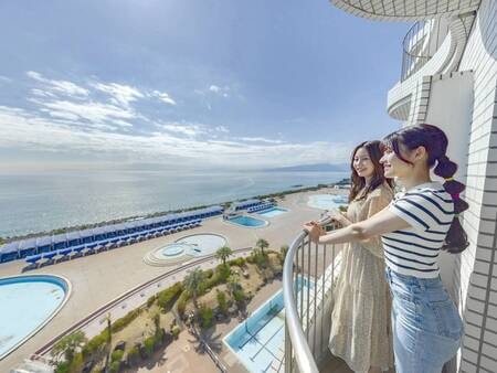 オーシャンビューツインからの眺望例