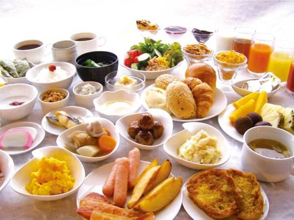 【朝食/例】量・質とも満足できる和洋バイキング