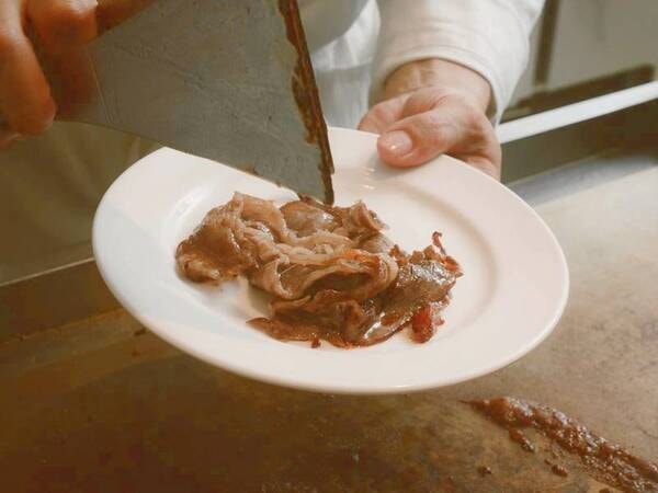 【12月～3月期間限定】甲州ワインビーフの焼きしゃぶ/例
