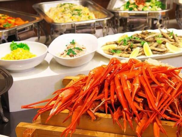 カニ食べ放題!約40品目和洋中バイキング(一例)