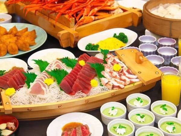 カニ食べ放題!約40品目和洋中バイキング(一例)