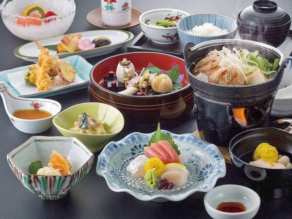 【和食「竹」/例】和食は前菜・お造り等約11品