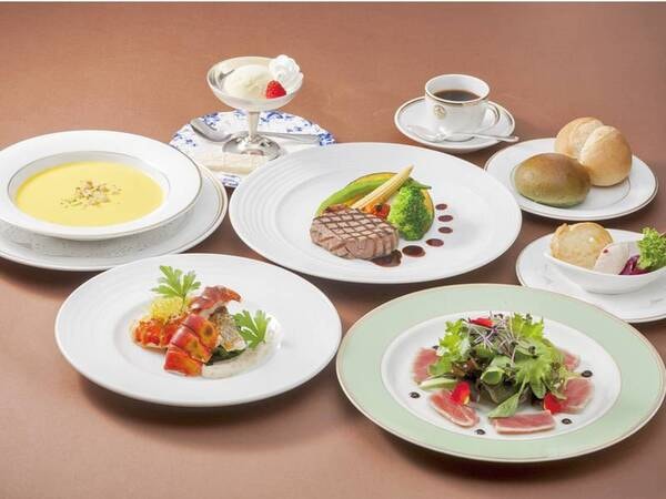 【洋食「竹」/例】メイン料理2品のコース料理