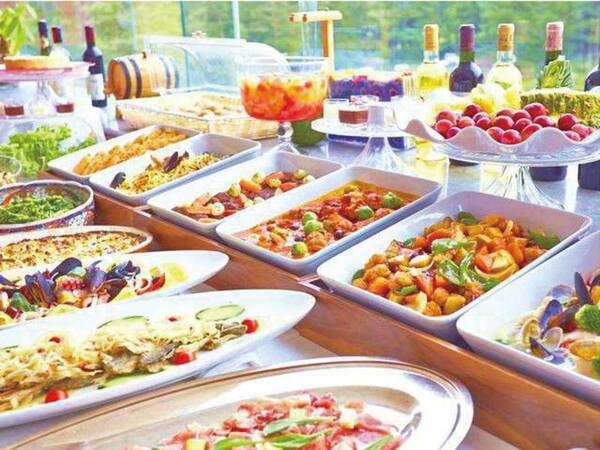【夕食/例】富士山ビューのレストランでディナー