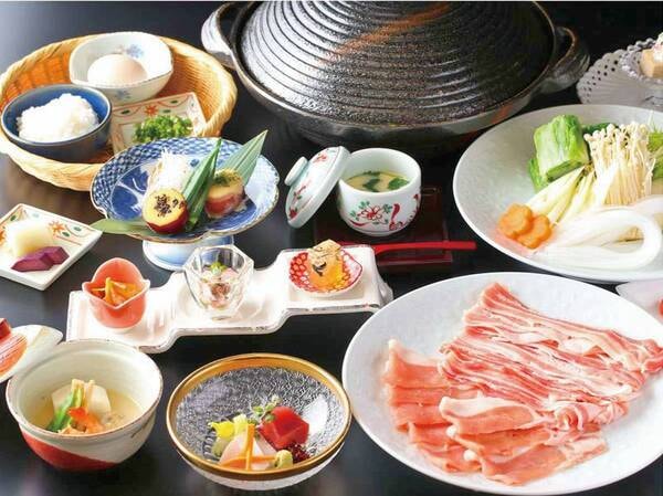 【国産豚しゃぶしゃぶ会席/例】
