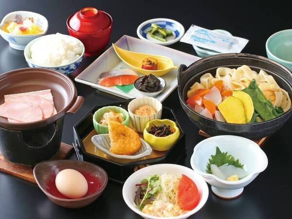 【朝食/例】山梨名物ほうとう鍋付和朝食