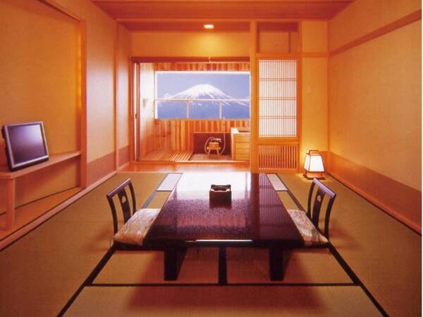 【富士山側】露天風呂付き大部屋和室