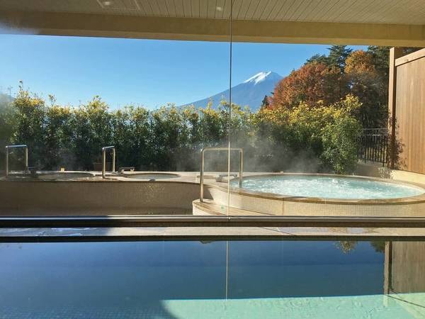 【大浴場/漲山の湯】富士山に一番近い場所に造られた天然温泉大浴場