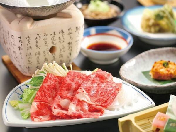 国産牛しゃぶしゃぶ会席/例
