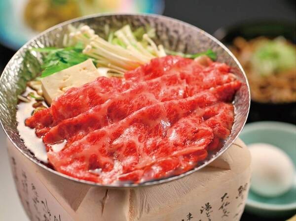 国産牛すきやき会席/例