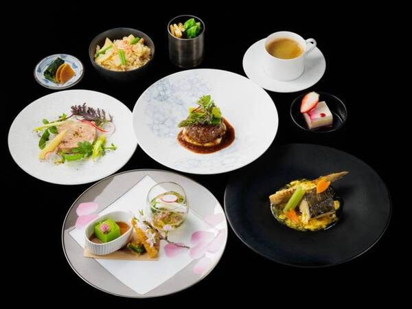 【フランス会席コース/例】お箸でいただくスタイル
