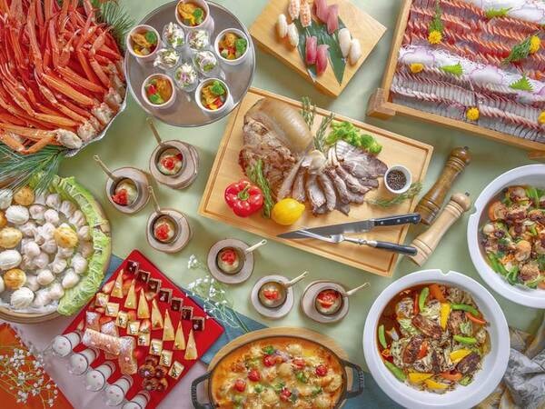 【「和洋中デザートビュッフェ」春の夕食料理/例】