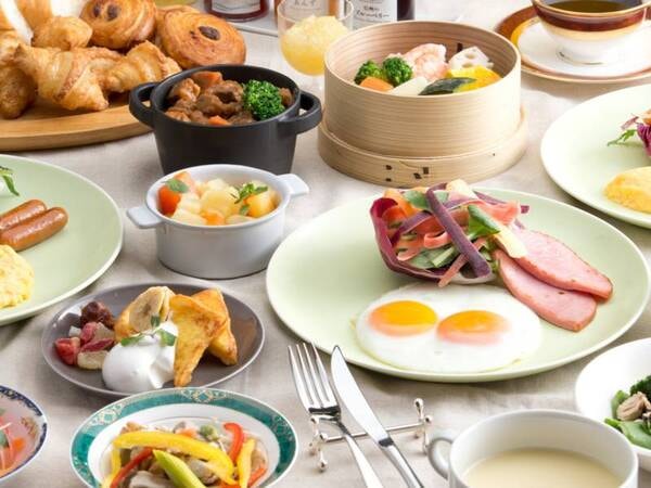 【朝食ビュッフェ/例】爽やかな高原の朝を彩る、和洋中のビュッフェ