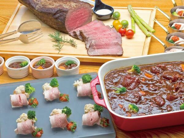 【「和洋中デザートビュッフェ」の夕食料理/例】