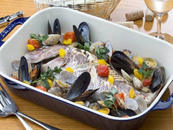 【「和洋中デザートビュッフェ」の夕食料理/例】