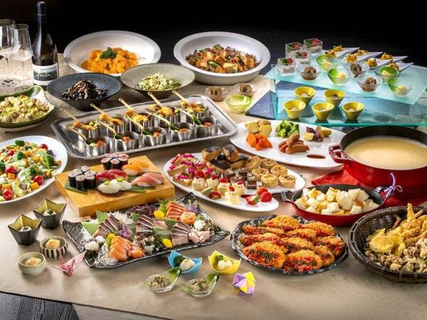 【夕食ビュッフェ】