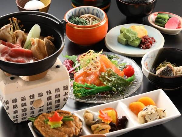 【夕食/例】和会席 または バイキング
