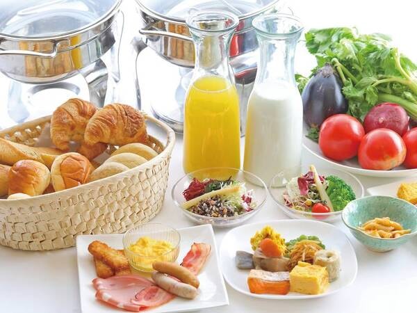 【朝食/例】和食膳 または バイキング