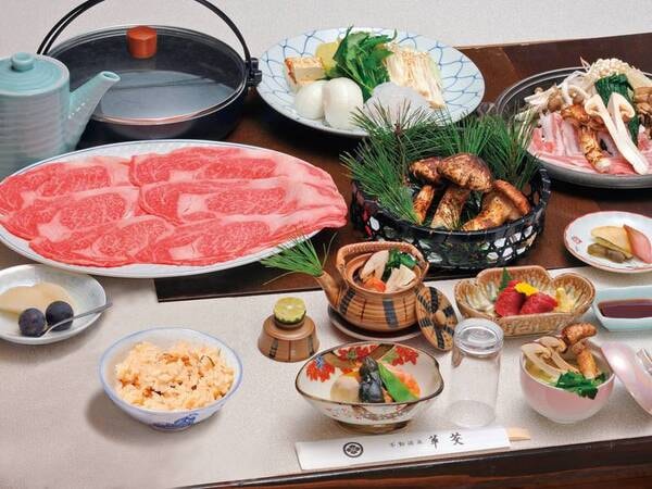 【松茸料理7品プラン/例】焼き松茸などを追加した内容にグレードアップ！