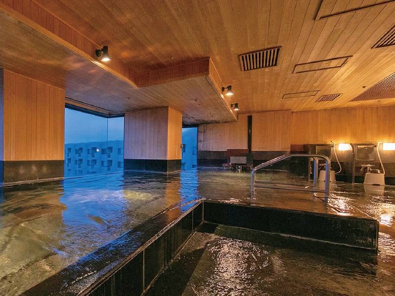 【温泉展望浴場「湖空の湯」】洗い場