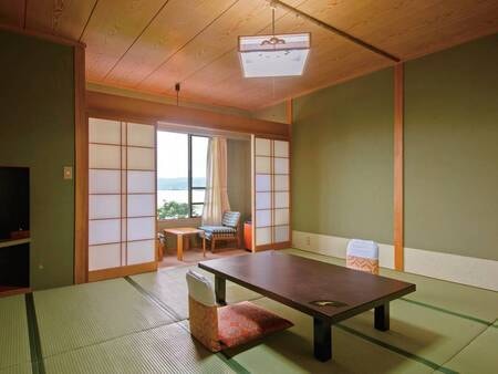 禁煙【諏訪湖一望◇湖側】和室12畳/例