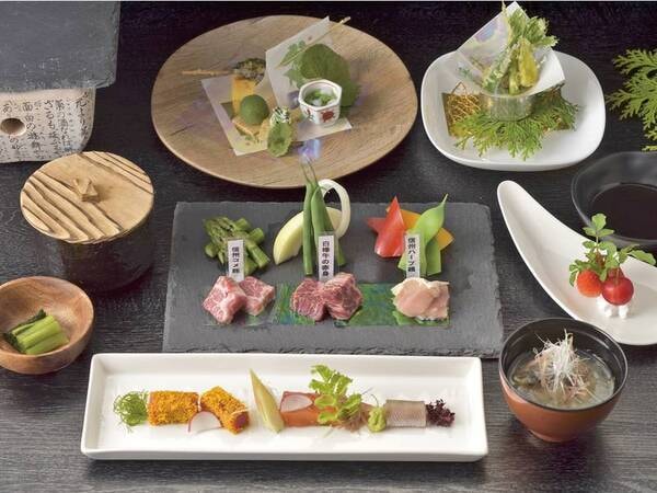 【夕食/例】和食膳イメージ(夏~秋頃)