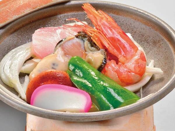 【選択料理/例】海鮮陶板焼き(※4月のみ牡蠣)