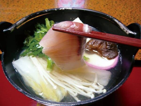 【選択料理/例】海鮮しゃぶしゃぶの例