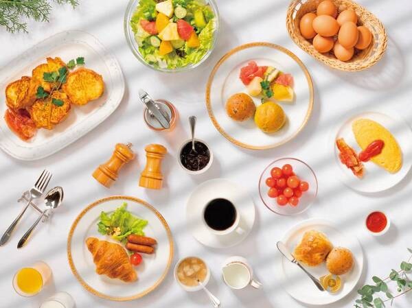 【朝食ブッフェ/例】口コミ高評価獲得!実演ふわふわオムレツが大人気!