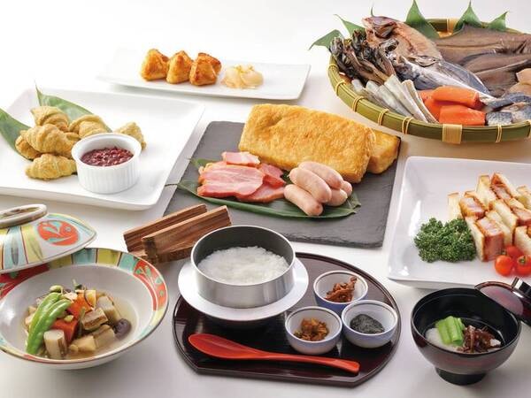【朝食/例】朝食も充実のバイキング!