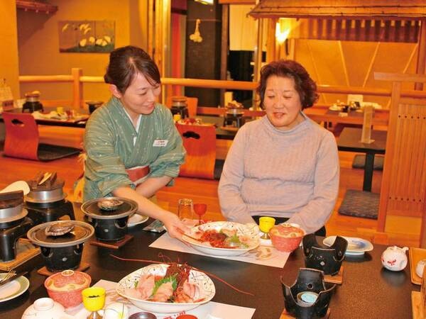 【夕食/例】新鮮な海の幸をご堪能ください！