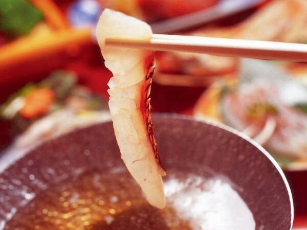 ［期間限定］四季彩会席/４月の一例 鯛しゃぶしゃぶ※5月以降は変更となります。