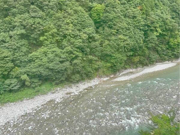 【峡谷側和室の眺望例】