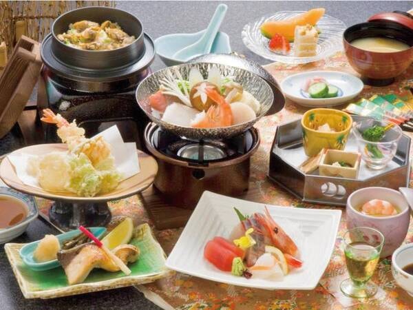【夕食/例】季節替わりの味覚を丁寧に調理した、スタンダードプラン