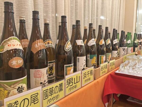 【23時までの飲み放題付ハーフバイキング/例】豊富な種類の日本酒も飲み放題