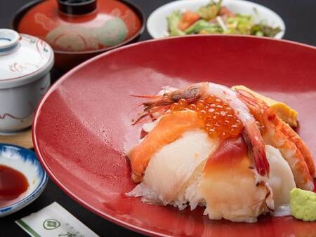 銚子プラザホテルの 夕食付 老舗 廣半 の3種から選択する夕食膳 海鮮丼 天麩羅膳 牛焼肉定食より 9 400円 禁煙 ツイン ゆこゆこ