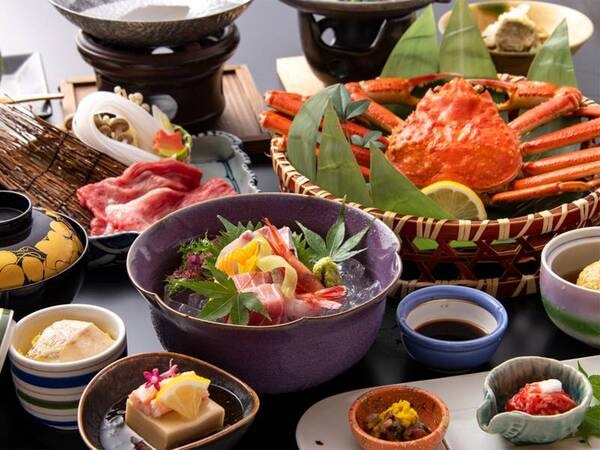 蟹一杯付旬の基本会席