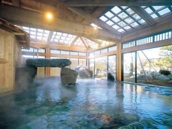 あわらの隠れ宿　ゆ楽　YURAKU／【大浴場/花子の湯】源泉かけ流しの湯でつるつるの美肌に