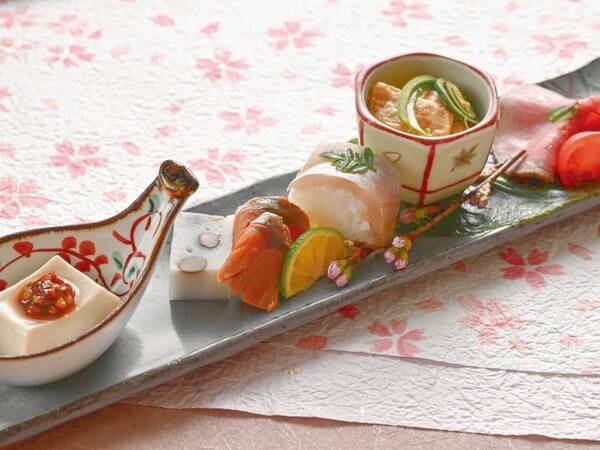 春の基本会席　夕食前菜/例