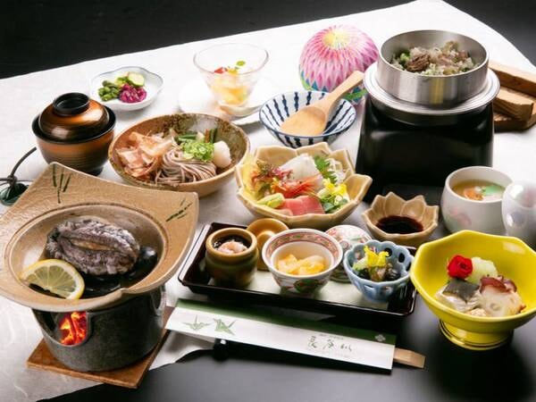 【あわびステーキ付会席/例】