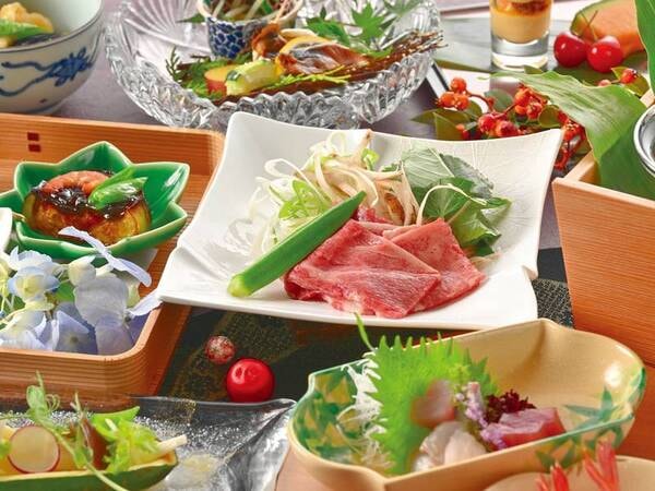 【牛しゃぶ付！美味お得懐石/例】　老舗宿の料理をお得に楽しめる美味少量の懐石