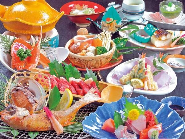 【夕食/例】舟盛＆のどぐろ！日本海の海鮮とあわらの温泉をダブルで満喫