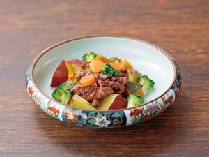 ワンちゃん用　鹿肉とゴロゴロ野菜のサラダ/例