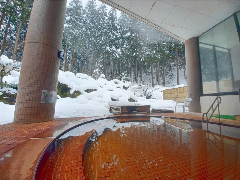 【洋風露天風呂】雪見露天