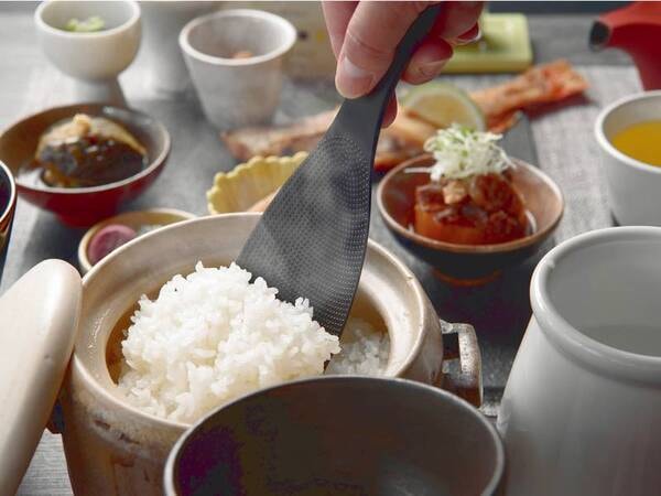和朝食(土鍋ご飯)/一例