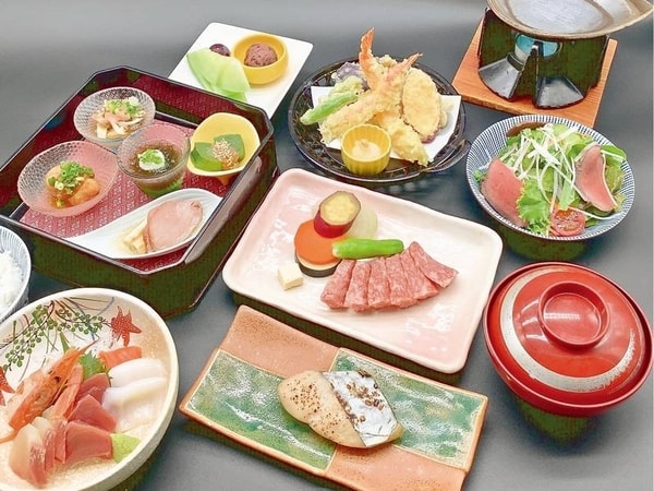 【飛騨牛会席/秋の一例】