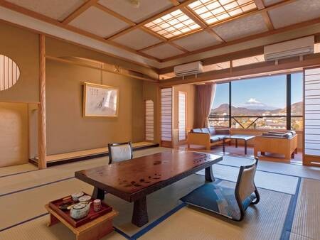 【特別室和洋室(禁煙)/例】富士山眺望！15畳＋ツインベッドルーム