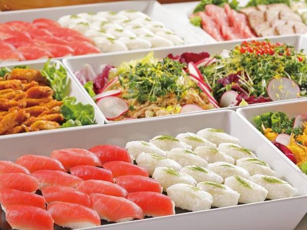 【夕食バイキング/例】海鮮にぎり寿司